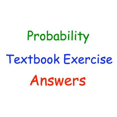Probability Textbook Answers – Corbettmaths.